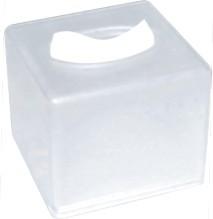 China Acrylic Frosted Bathroom Tissue Box Holders Square 140*140*H145mm factory