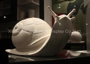 China Artificial Snail Appearance Fiberglass Animal Statues Shop Decorative Items factory