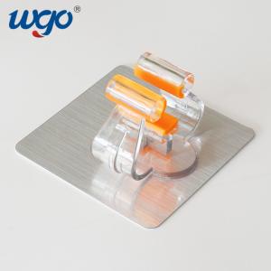 China Self Adhesive Mounted Mop And Broom Holder Clips Removed No Trace Leave factory
