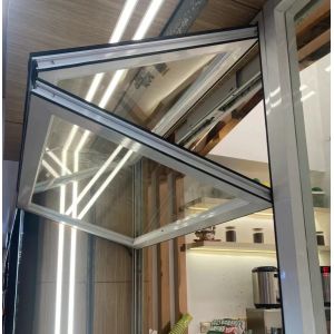 China Luminescence Stained Glass Folding Window Creating Dynamic Color Projections Throughout Daylight Hours factory