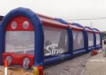 Outdoor commercial Kids N adults inflatable football assault course for