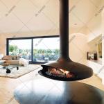 Roof Mounted Wood Burning Fire Pits Suspended Fireplace Cocoon Hanging Fireplace
