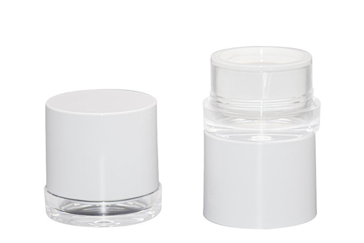 China Recyclable Material Face Cream Jar Full Electroplating Process 50g on sale