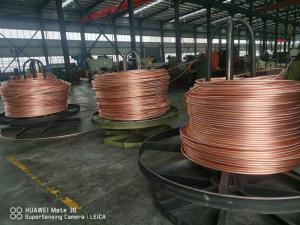 China Upcasting ccm casting machine Oxygen Free Copper Rod 8mm-32mm factory