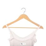 Wardrobe Heavy Duty Wooden Coat Hangers , 17.5in Large Wooden Coat Hangers