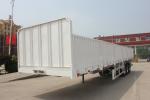 Cargo Carrier Flatbed Semi Trailer With Sidewall 40ft Length Detachable Side