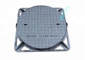 China Round Double Sealed Internal Inspection Chamber Cover Ductile Iron EN124 factory
