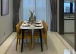 150kg Bearing PU Dining Chairs Kitchen Saddle Chair With Back Support