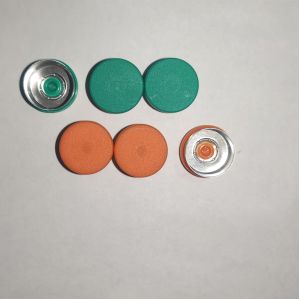 Injection Vials 8mm Aluminum Plastic Cap Flip Off Vial Seal Cap