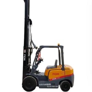 China Used TCM 3 Ton Forklift With Diesel Engine ISO Certified For Farm Construction Restaurant factory
