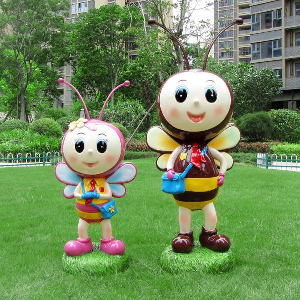 Decoration Iron Garden Sculptures , Matte Large Animal Statues