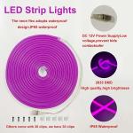 Indoors Outdoors LED Neon Flex Strip SMD2835 LEDs 12V Waterproof Flexible