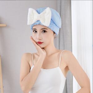 China Home Hair Turban Double Layer Microfiber Hair Wrap Towel Various Colors for Option factory