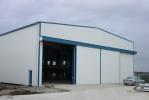 200km / H Wind Loading Steel Framed Farm Buildings , Custom Metal Structure