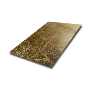 China Custom 201 304 316 Etched Stainless Steel Sheet Corrosion Resistance factory