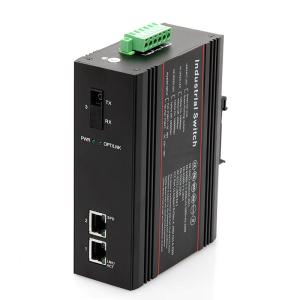 China 2 ETH Port-1 Port FX Industrial Managed Ethernet Switch 10 100M Data Rate factory
