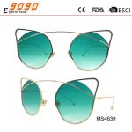 Women Fashion Retro Cat Eye Mirrored Sunglasses Designer Glasses Shades Eyewear