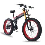 High Quality 26x4.0 inch Fat Tire Folding E-Bike 1000W Motor 13AH Lithium