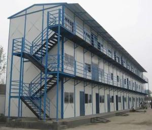 China light steel structure mulity storey prefab house for workers factory