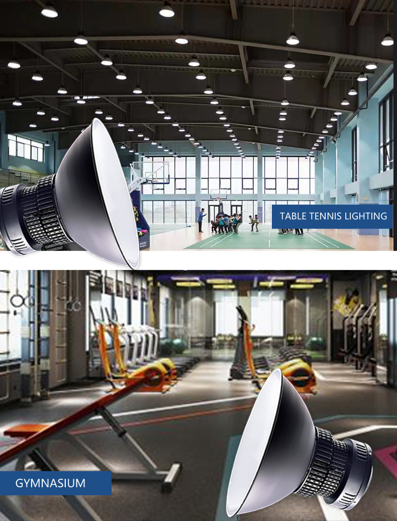 Basketball LED High Bay Lights 200W 150W 100W SMD 3030 Customized