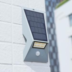 China Landscape Color Changing Pir Solar Powered LED Wall Light With Remote factory