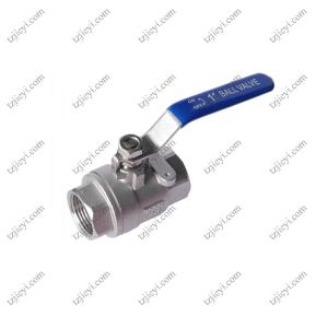 China High quality 2 pcs female thread flat lever handle cf8m stainless steel ball valve factory