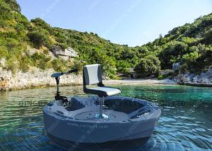 China Durable Ultraskiff Fishing Boat LLDPE Round Boat 360 Degree Fishing CE Certification factory