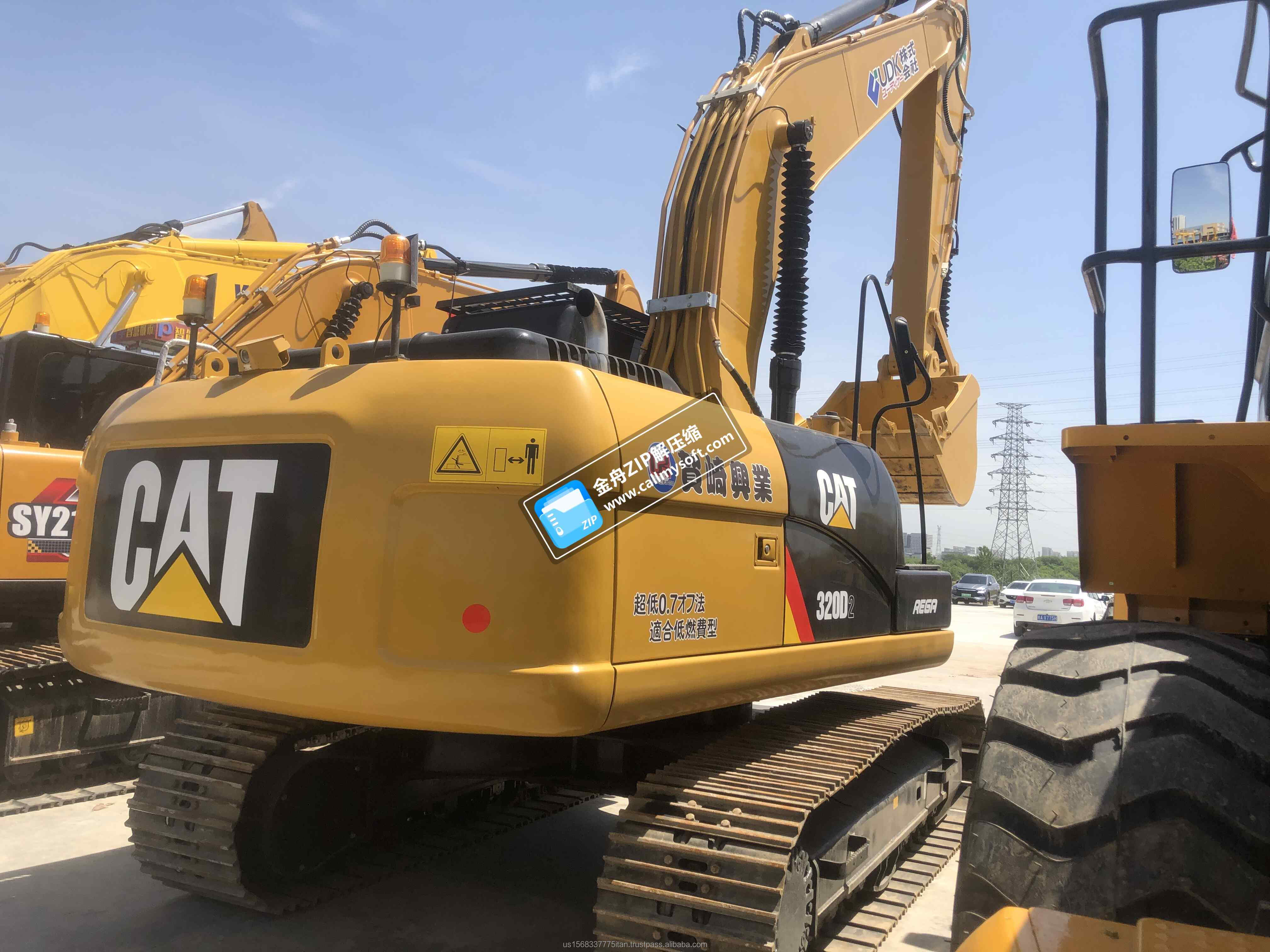 CAT 320DL Excavator 32 Ton Used Second Hand Machinery Large Bucket Capacity 1.2M³