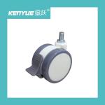 Practical Medical Cart Casters 3 Inch Used In Hospitals Off-White