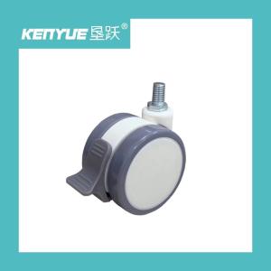 China Practical Medical Cart Casters 3 Inch Used In Hospitals Off-White factory