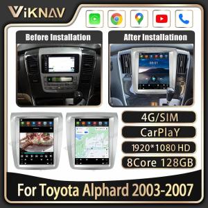 China 9.7 Inch Android Auto Stereo For 2003-2007 Toyota Alphard GPS Navigation Multimedia Player Wireless Carplay BT 4G factory