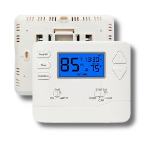 China Universal HVAC System Weekly Programmable Thermostat 24 Volt With Push Buttons factory