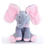 Musical Peek a Boo Elephant Play Hide And Seek Electric Baby Cuddly Plush Toys