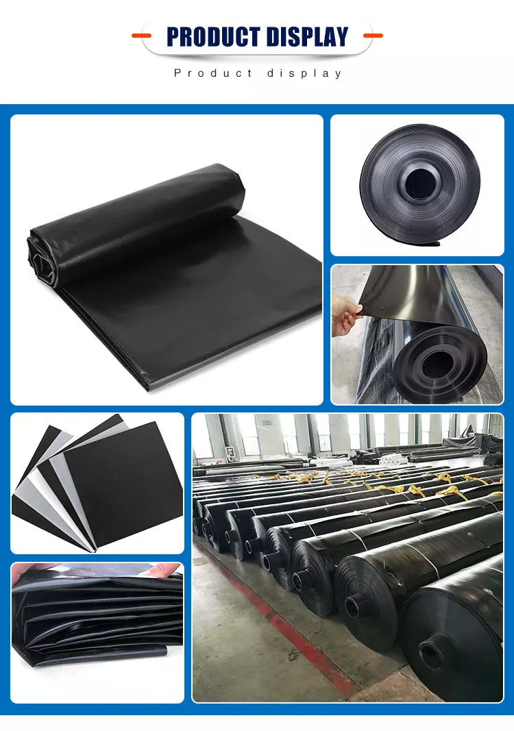 Biogas Pond Anti Seepage HDPE Geomembrane Smooth Surface 100Mil For Landfills