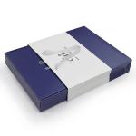 Tote Paper Shopping Bags Silver Stamping With Handles For Clothes Garment