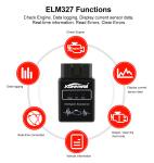 Black Color Car Engine Tester Obd2 Auto Diagnostic Scanner KONNWEI KW912 Elm327