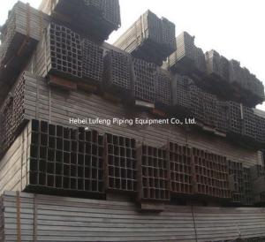 China carbon square steel pipe ERW steel pipe black pipe/tube mild steel factory