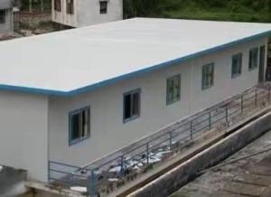 China Painting Light Gauge Steel Frame House Processing Workshop With Crane factory