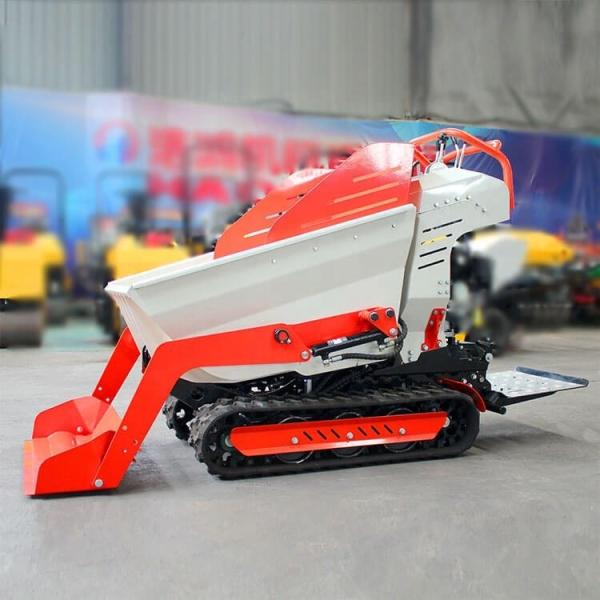 270L Bucket Capacity Hydraulic Concrete Self Load Tracked Rubber Track Crawler