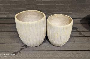 China Transform Your Garden With Our Stylish Frost Resistant Fiberclay Planters factory