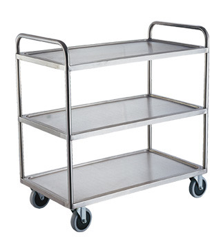 Disassembly-Assembly Type Round Tube Stainless Steel Trolley Welding-type Square Tube Stainless Steel Trolley