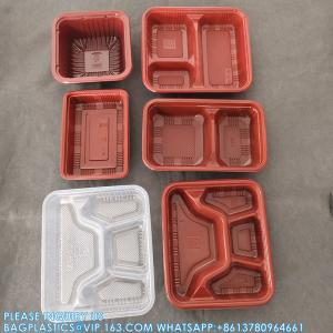 China 750ml 1000ml 1 2 3 4 5 Compartments Disposable Bento Microwavable Takeaway Food Container Custom LOGO PP Lunch Box factory