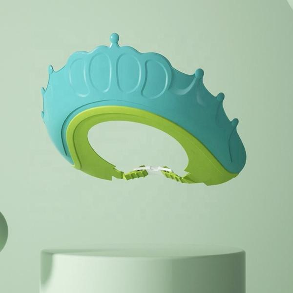 China Cartoon Cute Silicone Child Shower Cap Baby Shampoo Cap Waterproof Adjustable factory