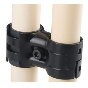 China SPCC JYJ-26 Metal Pipe Joints With Clip Set Electroplate Metal Tube Clips factory