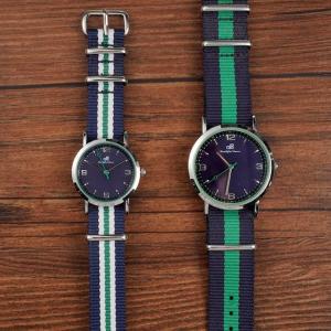China Sports Metal Strap Luxury Quartz Watch With Butterfly Buckle For Couples factory