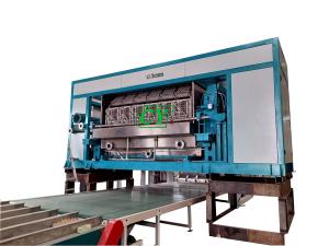 China Automatic Egg Tray Forming Machine 5000-7000pcs / Hour Capacity factory