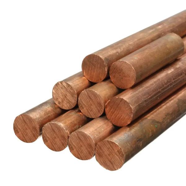 99.9% Pure JIS Red Copper Round Bar C18150 T1 T2 C11600 Alloy Brass Bronze Bar