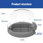 2AA Battery Powered Portable Beverage Cooler For Home Party Bar