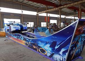 China Safety / Thrilling Mini Flying Car Amusement Park Equipment For Children factory