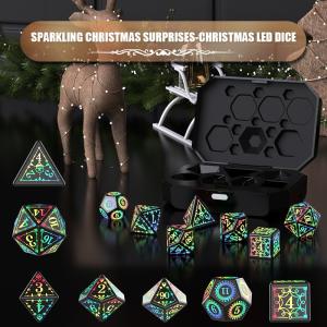 China Christmas Elements LED Rechargeable Game Dice Set Dragon And Dungeon factory